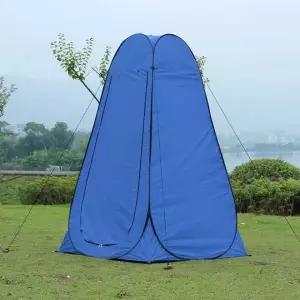 간편설치 샤워텐트 캠핑탈의실 120x190 (블루)