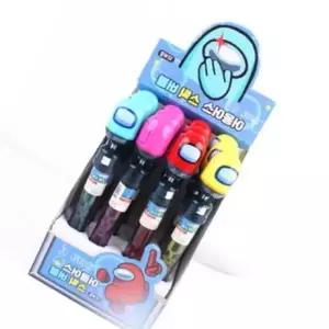 ( )어몽어스 스틱 비눗방울 버블놀이 캐릭터 야외 12개세트