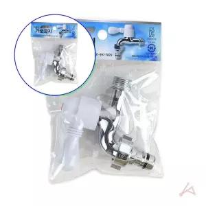 쌍문상회 샤워수전 욕실세면기 수도꼭세탁실 원스톱 커플링 가로 온수용