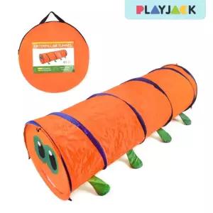 PV 애벌레 터널 ORANGE 150cm대왕 키즈 키즈짐 놀이 놀이터 장난감
