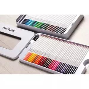 팬톤 72색 수성 유성 수채 컬러링 색연필 틴케이스