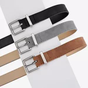 [콩심팥심]스웨이드스퀘어벨트 캐주얼 청바지 슬렉스 패션벨트 골프 여성벨트