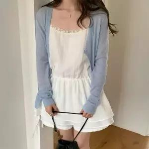 [다잇템] 여자 스퀘어넥 프릴 쁘띠 티어드 레이스 원피스_24729812_588872