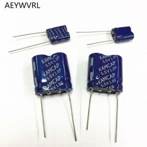 10PCS 커패시터 5.5V 0.1F 0.33F 0.47F 1F 1.5F 2F 4F 5F