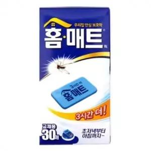 홈매트 교체용 30매 전기모기향 휴대용모기향