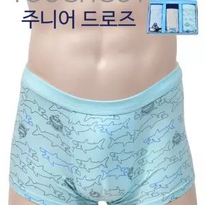 깜찍한 캐릭터 디자인 쾌적한 착용감의 주니어 남드로즈 3매입아팬티 사각