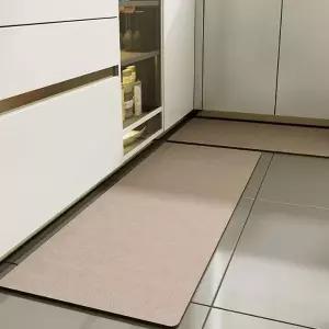 세탁가능한 퀵드라이 키친발매트 브라운 2종