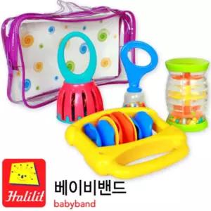 할릴릿 MS9000 베이비 밴드악기놀이 케이지벨 마라카스 쉐이커 레인메이커 장난감 음악 교육용 세트