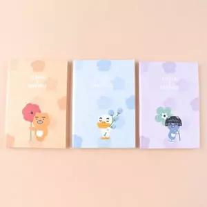 205D] 3800 카카오프렌즈 플라워 슬림 양장 노트 S (6개세트)