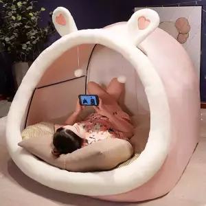 텐트 미니 하우스 실내 장박 TC면텐트 미니하우스 감성