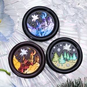 25MM 레트로 결혼식 축하 디자인 왁스 인감 스탬프 유니콘/축제 선물 포장 카드를위한 동물 공예 머리 스