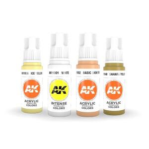 스페인 AK 3세대 아크릴 친환경 수성 페인트 17ml 모델/공예용 예술 및 공예