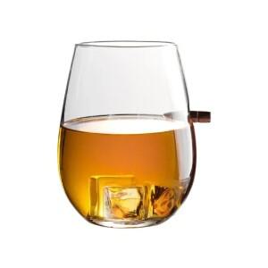 현실적인 총알 디자인 위스키 컵 - 308 구경 테마의 구식 유리