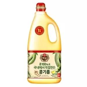 부침개 콩기름 기름 해바라기씨유 올리브오일 두유 오일 1.8L