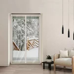 보온테이프 자석 프리미엄 보온방풍커텐 자석개폐식방풍커텐