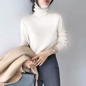 폴라티 목티 울티셔츠 목폴라 터틀넥 고퀄 데일리긴팔 기모