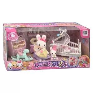 콩지래빗 아기방 피규어 어린이 역할 놀이 인형 장난감