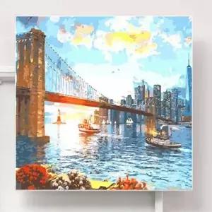 캔버스 페인팅 브루클린다리 40X50 DIY색칠 색칠취미