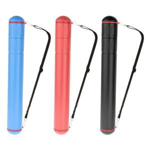 종이 스크롤용 어깨끈이 있는 확장 가능한 문서 포스터 보관 튜브