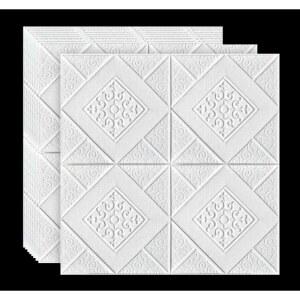 욕실 천장 시트지 화이트 화장실 간단첩착식 방유 방수 10개입 모조 곰팡이방지 세라믹