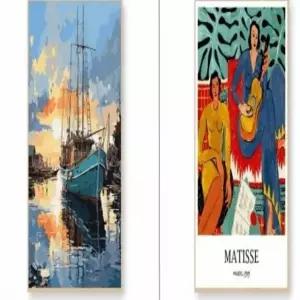 DIY 페인팅 모란꽃 40x50 페인팅도안 그림그리기세트