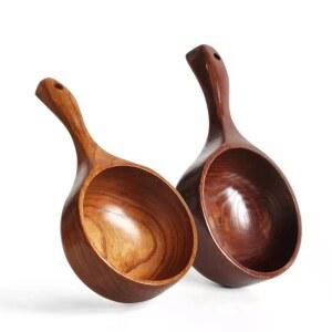 히노끼 나무바가지 우드 목욕통 세면 원목 원형 버킷 내부 욕조 실내 사우나 국자 편백나무