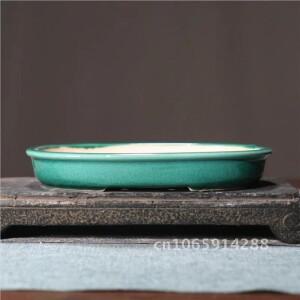 2024 보라색 모래 꽃 냄비 라운드 분재 중국어 레트로 LF454 1PCS 일본 데스크탑 골동품 즙이 많은