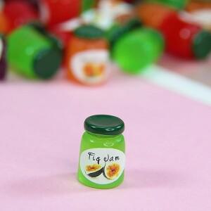 8/16개 인형의 집 미니어처 1:12 액세서리 잼 주방 병 식품 공급