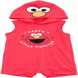 세서미 스트리트 후드 코스프레 로퍼 신생아부터 사이즈까지 (0-3개월 - 5개월)