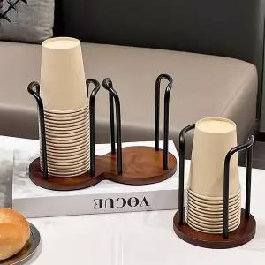 원목컵홀더 종이컵홀더 컵거피대 종이컵받침 원목받침