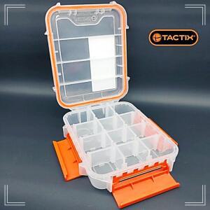 [2개구성] 12칸 휴대용 TACTIX 반투명 22CM 가정용 함중 공구 BHWAD82F6