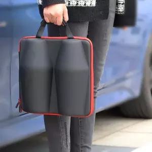 와인잔 휴대용 컵홀더 가방 수납 와인병 휴대 2구 보호 케이스