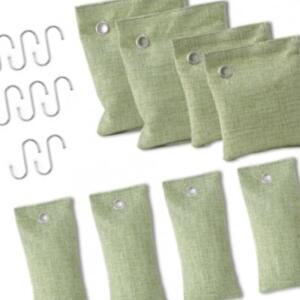 [2개구성] 클린업탈취대나무숯주머니8p세트습기냄새제거숯 대숯 대활성탄 냉장고숯 공기정화숯 EWD10462