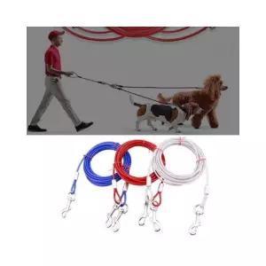 루미나D 대형견 와이어 리드줄 6mm 3m 목줄 산책용품