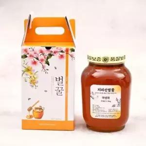 지리산 벌꿀 2025 햇꿀 아카시아향 2.4kg(1병)