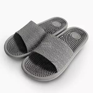 [룽스]EVA 남자슬리퍼 지압거실화(브라운)