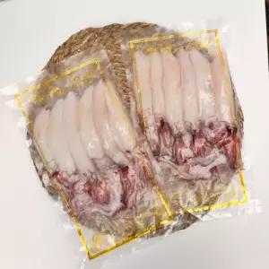 깨끗하게 손질된 제주산 손질 한치 500g 간편 한치회 통찜