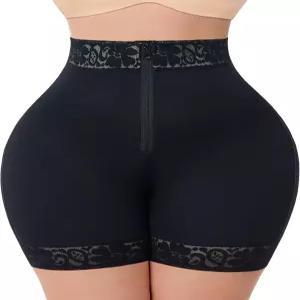 메리로즈 배 조절 팬티 엉덩이 팅 셰이퍼 여성용 반바지 지퍼 바디 허벅지 슬림 속옷