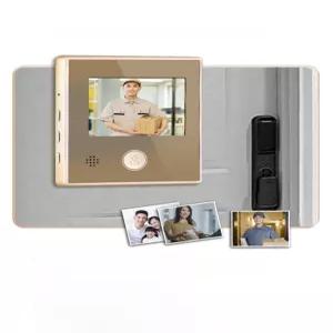 무선인터폰 아파트 화상 현관 통화 가정용 스마트 전자 도어 모니터링 카메라 디스플레이