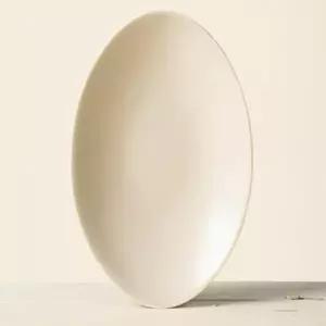 ( )이천도자기 우디 타원형 도자기 접시 26.5cm 식기 도자기 그릇 플레이트