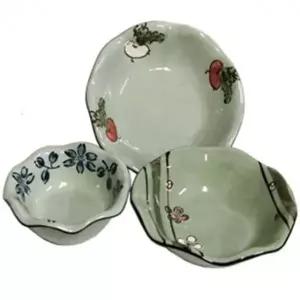 ( )접시 세트 그릇 찬기 샐러드볼 믹싱볼 도자기 3종