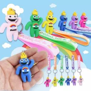 블루 레인보우프렌즈 피규어 주인공 키링 6색