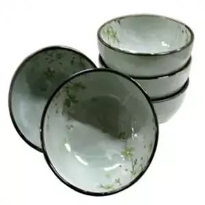 ( )주방용품 그린매화 5p 국그릇 일제 밥그릇 우동기세트