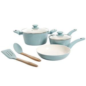 GIBSON HOME CAF PLAZE 7피스 인덕션 스카이 베이클라이트 베이 촉감의