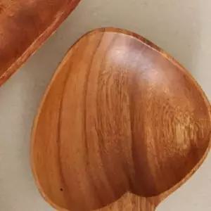 ( )우드 접시 15cm 우드밥공기 나무그릇