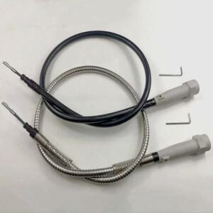 4mm 6mm Foredom 전기 밀 액세서리 조각 연삭 기계 연장 케이블 라인 유연한 샤프트 쥬얼리 로터리 전동