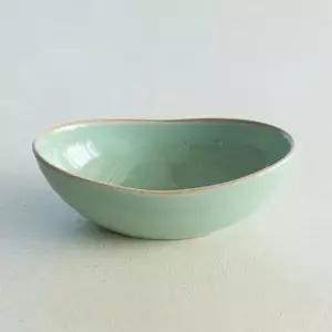 ( )이천도자기 발수청자 그라탕볼 21.5cm 그릇 식기 디저트 샐러드 플레이팅