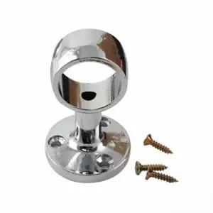 (옵션 양구소켓-소(1EA))양구 소켓 소 원형봉 캡 파이프부속 옷걸이봉소켓