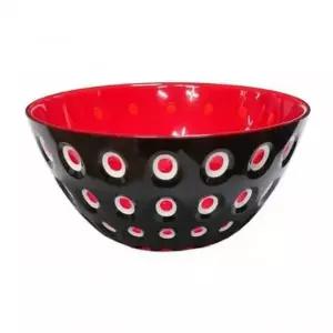 (옵션 블랙)GUZZINI 샐러드볼 야채볼 반찬 찬기 그릇 블랙 25cm