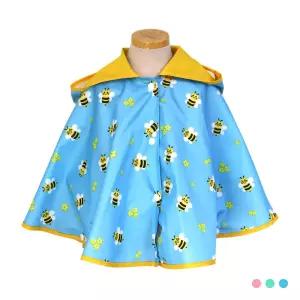 유아동 어린이 판초우의-꿀벌 / 우비 비옷 레인코트 아동우의 판초우의